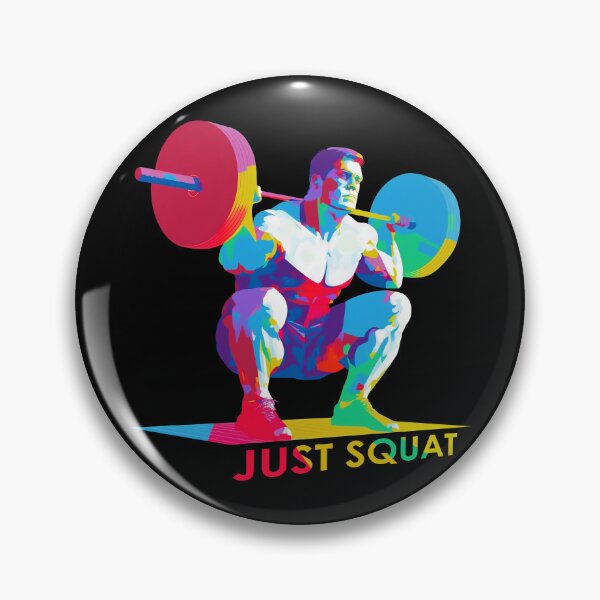 Item preview, Just Squat - Squatting Bodybuilder designed and sold by Bondoboxy.