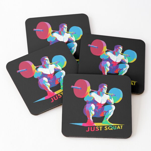 Item preview, Just Squat - Squatting Bodybuilder designed and sold by Bondoboxy.