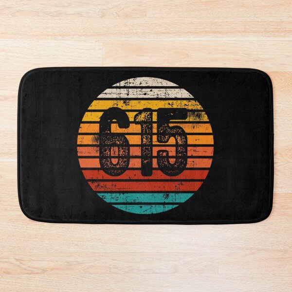 Item preview, Distressed Vintage Sunset 615 Area Code designed and sold by Gold Wings Tees.