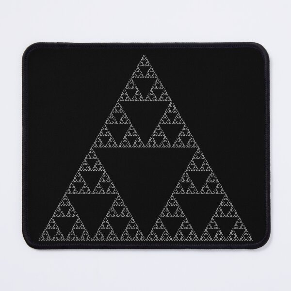 Item preview, Sierpiński Arrowhead Curve - White on Black designed and sold by Rupert Russell.