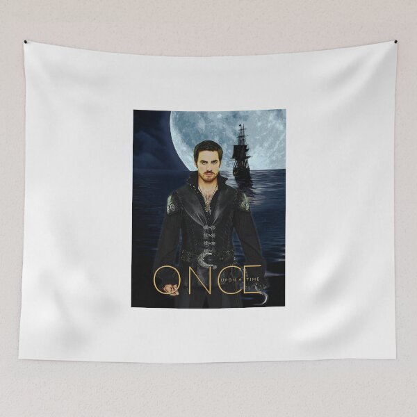 Item preview, Captain Hook Comic Poster "Moonlight" designed and sold by The_Girly_Nerd_Shop.