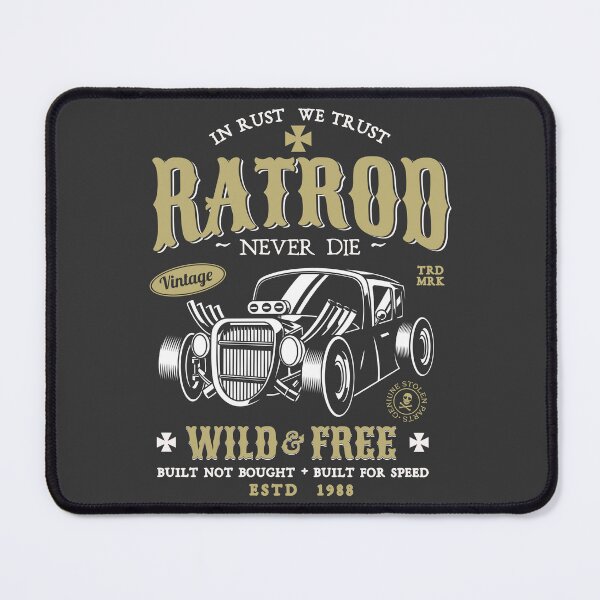 Item preview, RATROD NEVER DIE dark Ver.. designed and sold by rmrc28.