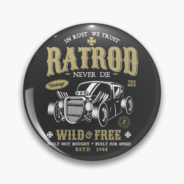 Item preview, RATROD NEVER DIE dark Ver.. designed and sold by rmrc28.