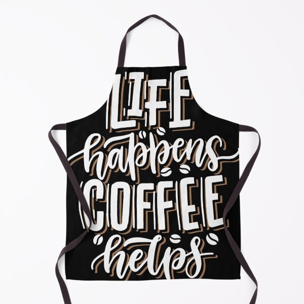 Item preview, Funny Quote Caffeine lover | life happens coffee helps designed and sold by trendparrot.