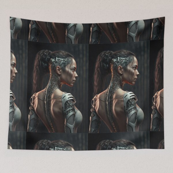 Item preview, Cyberpunk Augmented Female designed and sold by AICreateWorlds.
