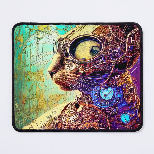 Item preview, Steampunk Robot Cat designed and sold by Elisabeth Lucas.