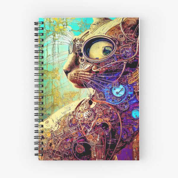 Item preview, Steampunk Robot Cat designed and sold by Elisabeth Lucas.