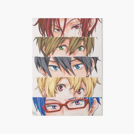 Free! Iwatobi swim club eyes Art Board Print