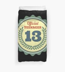 Official 13 Teenager, Gift For Teen Gift For 13th Birthday Teenager T-Shirt Sweater Hoodie Iphone Samsung Phone Case Coffee Mug Tablet Case Duvet Cover