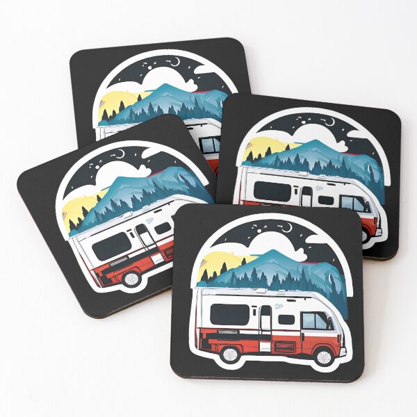 Item preview, Abstract Camper and Mountain Adventure Design designed and sold by Litheon.