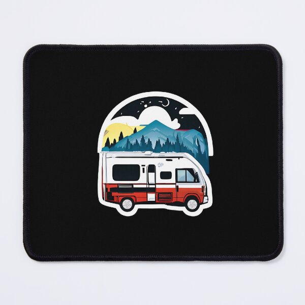 Item preview, Abstract Camper and Mountain Adventure Design designed and sold by Litheon.