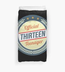 Official 13 Teenager, Gift For Teen Gift For 13th Birthday Teenager T-Shirt Sweater Hoodie Iphone Samsung Phone Case Coffee Mug Tablet Case Duvet Cover