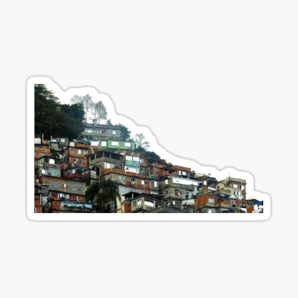 FAVELA Viva Magenta, Rio de Janeiro Sticker