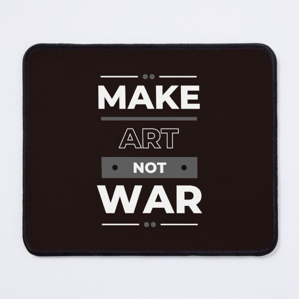 make art not war Gift for Artist Sticker for Water Bottle or Laptop, artsy  sticker, art teacher stickers, WATERPROOF vinyl sticker with art Poster  for Sale by NeveenQueen