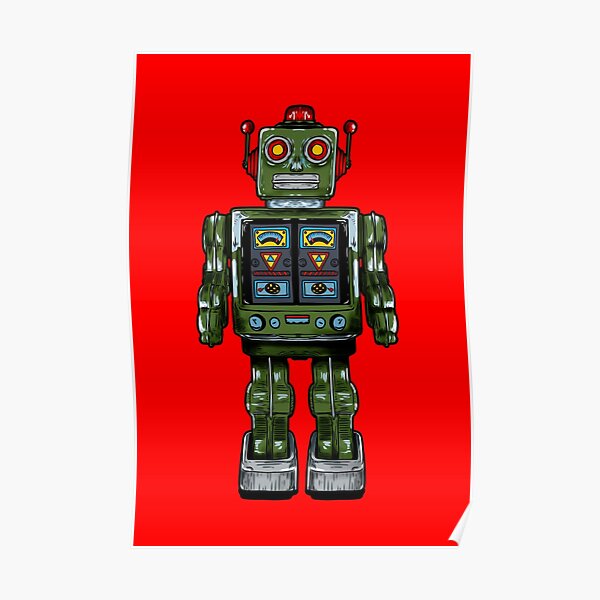 "Robot" Poster for Sale by HarleyWarren Redbubble