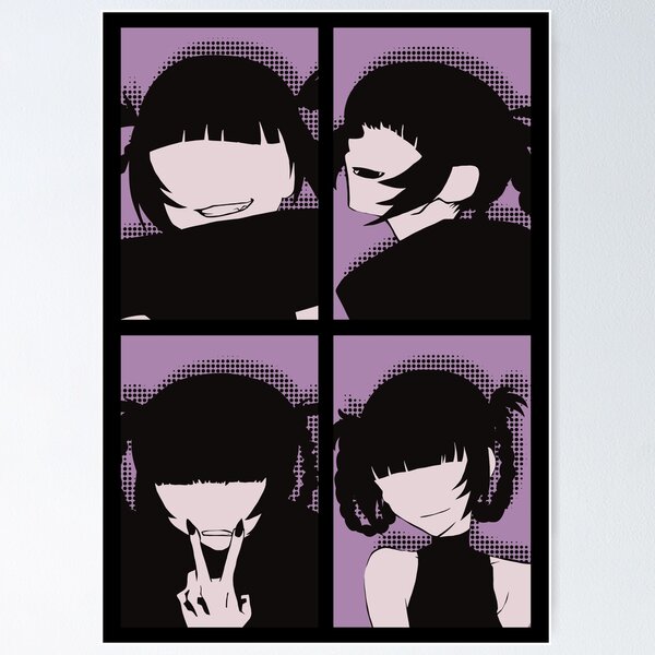 Call of the Night Anime Characters Nazuna Nanakusa Faceless in Cool 4  Panels Pop Art Style - Nazuna - Pin