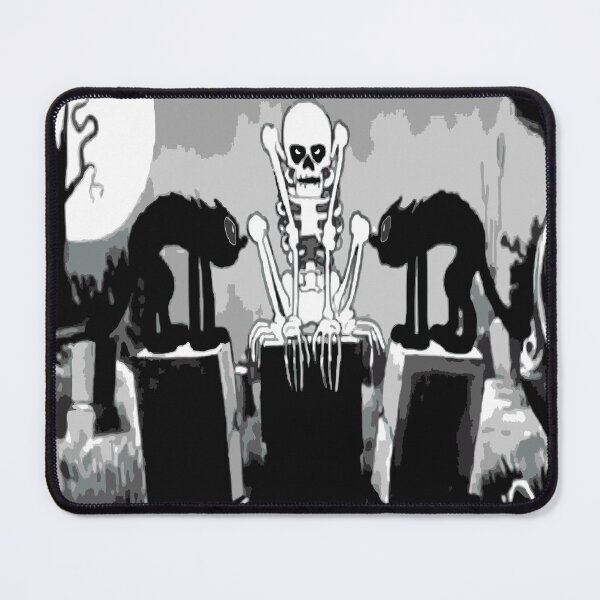 Item preview, Cartoon of cats and skeleton designed and sold by FotoLibreStudio.