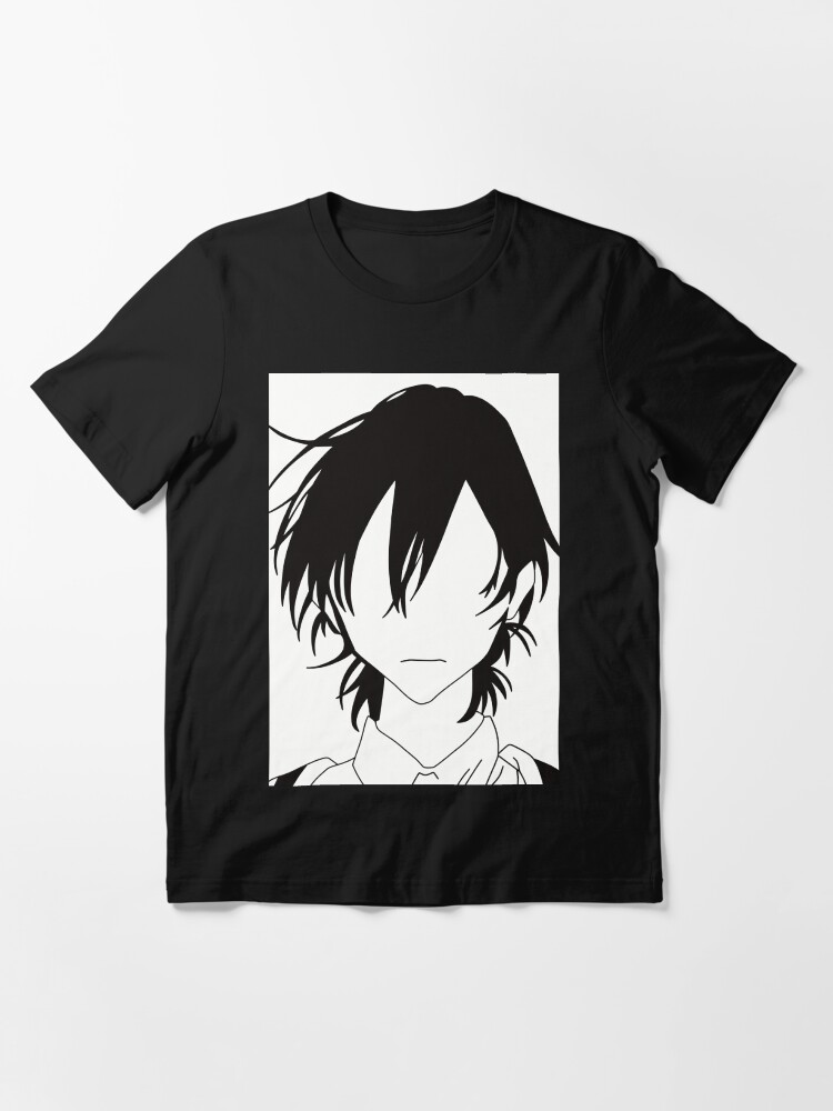 Summertime Render or Summer Time Rendering Anime Male Main Characters  Shinpei Ajiro in Simple Black and White Design Essential T-Shirt for Sale  by Animangapoi