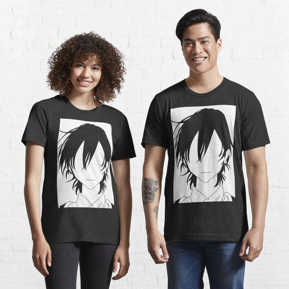 Summertime Render or Summer Time Rendering Anime Male Main Characters  Shinpei Ajiro in Simple Black and White Design Essential T-Shirt for Sale  by Animangapoi