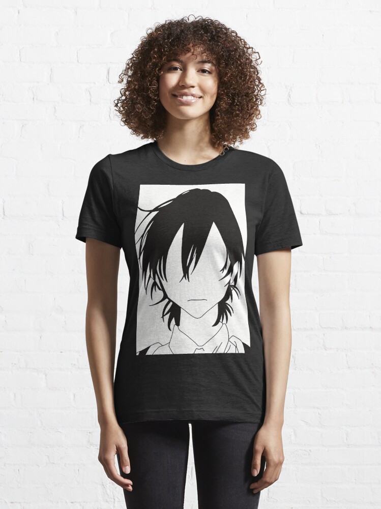 Summertime Render or Summer Time Rendering Anime Male Main Characters  Shinpei Ajiro in Simple Black and White Design Essential T-Shirt for Sale  by Animangapoi