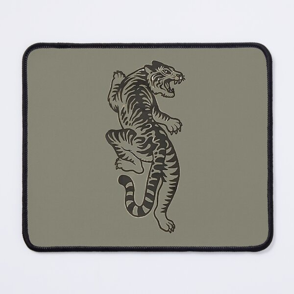 Item preview, Old school tattoo style tiger designed and sold by Corinne Alexa Jackson.