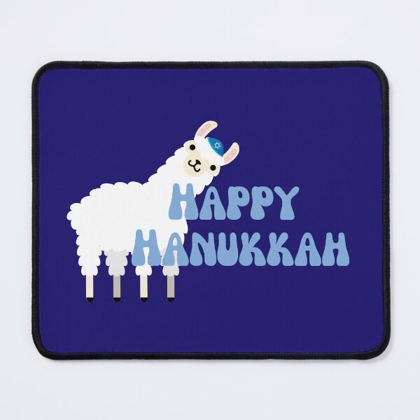 Item preview, Happy Hanukkah Llama with a Yarmulka designed and sold by Swagforbubby.