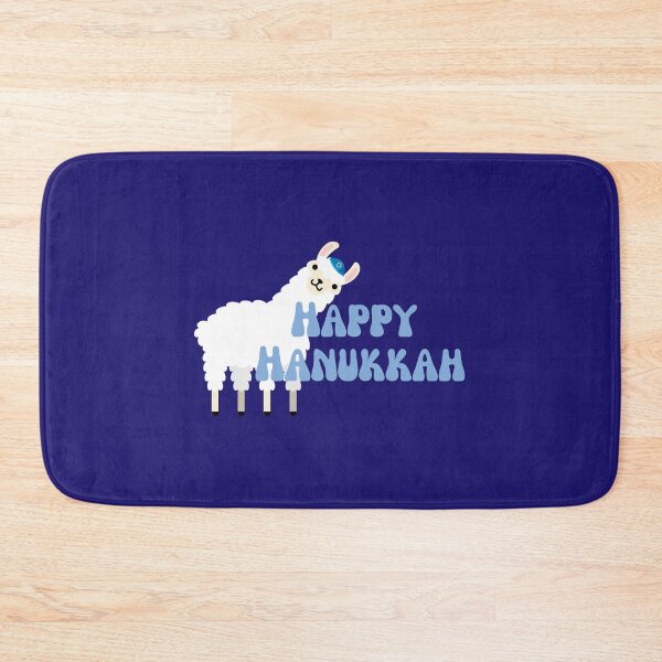 Item preview, Happy Hanukkah Llama with a Yarmulka designed and sold by Swagforbubby.