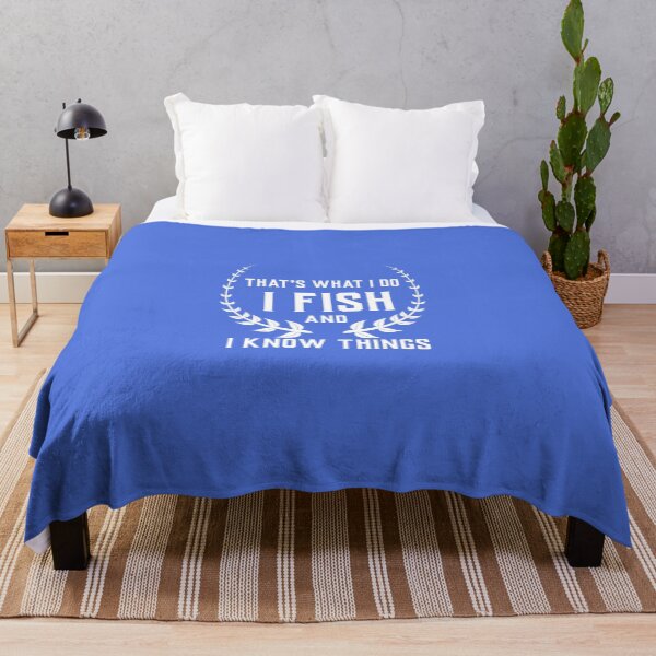 Item preview, I Fish And I Know Things designed and sold by deluxeshirt.