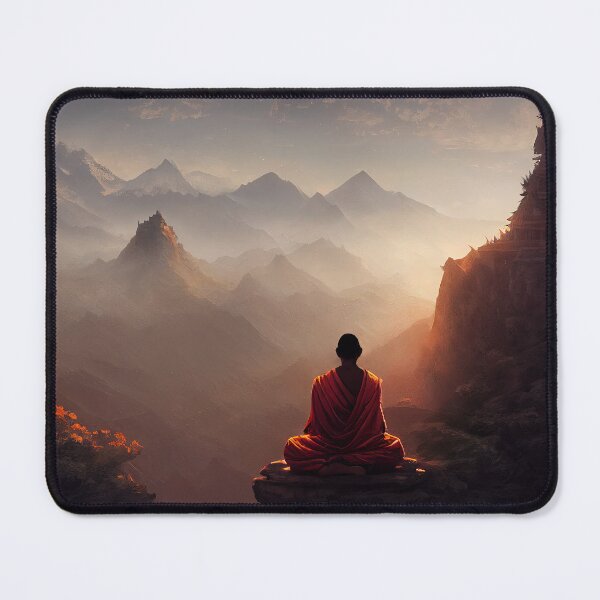 Item preview, Tibetan monks at dawn designed and sold by MorningPanda.