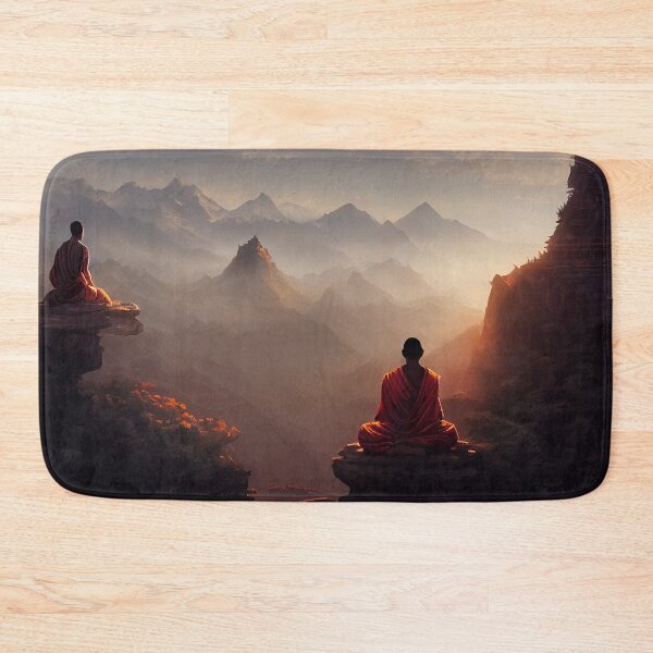 Item preview, Tibetan monks at dawn designed and sold by MorningPanda.