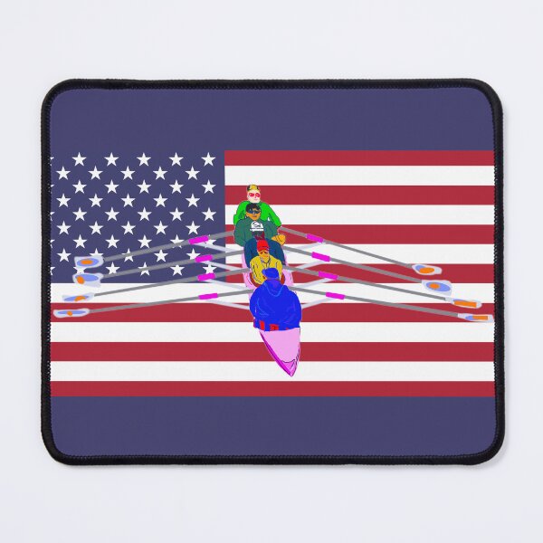 Item preview, Rowers Rowing on American Flag designed and sold by Michael van der Hoorn.