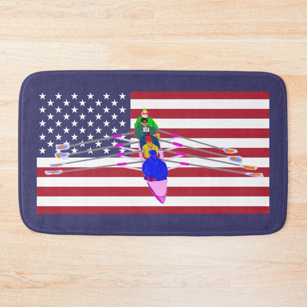 Item preview, Rowers Rowing on American Flag designed and sold by Michael van der Hoorn.