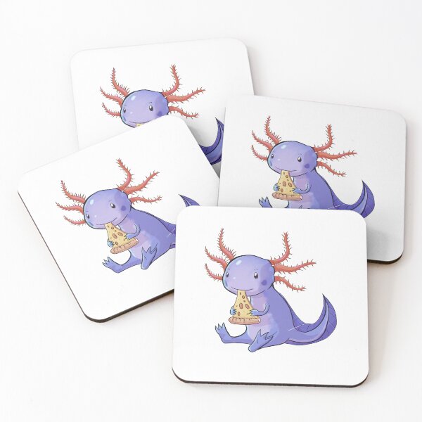 Item preview, Axolotl Pizza Cute Salamander designed and sold by ABZDesigner.
