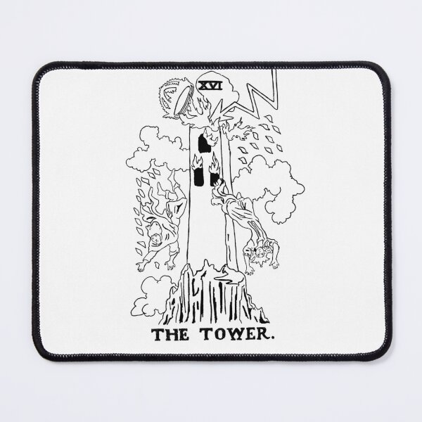 Item preview, Tarot - The Tower XVI designed and sold by liberatoryart.