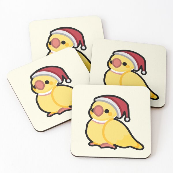 Item preview, X-Mas Birbs - Indian Ringneck (Lutino) designed and sold by blirbos.