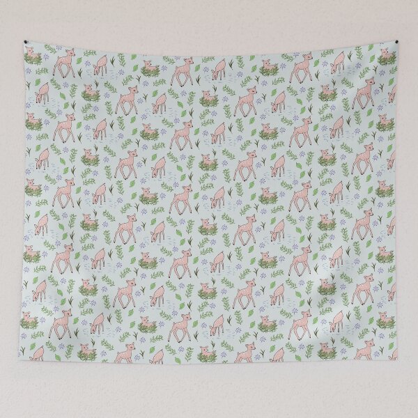 Item preview, Spring Fawns Pattern - Light designed and sold by sunlightforest.