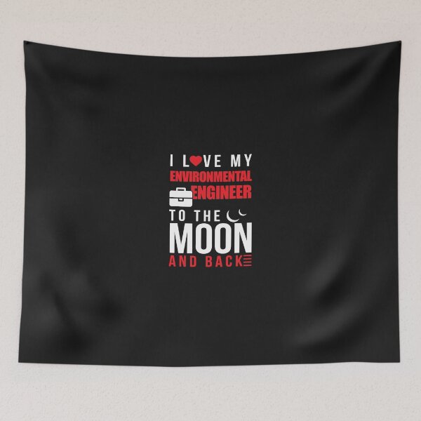 Item preview, I Love My Environmental Engineer To Moon designed and sold by AlwaysAwesome.