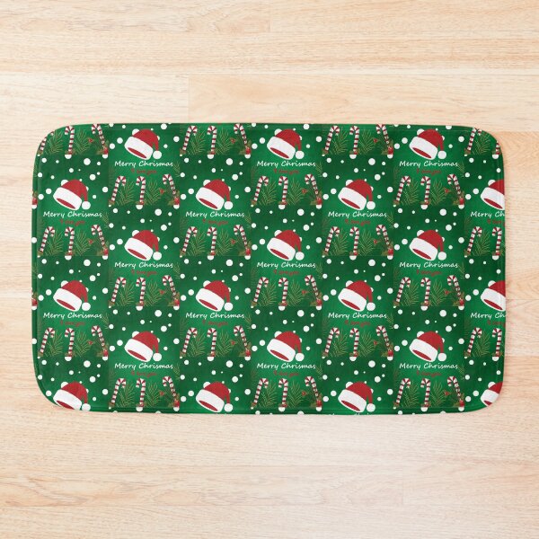 Item preview, Chrismas card with santa hat and snow designed and sold by ColorfulEye.