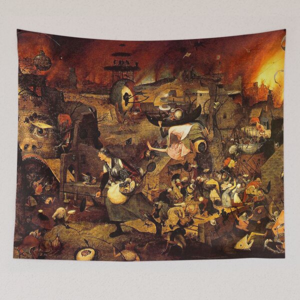 Item preview, Heironymus Bosch 'Mad Meg' vintage art designed and sold by Vintage Designs +.