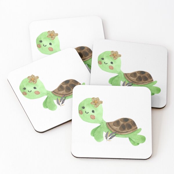 Item preview, Cute Watercolor Baby Turtle designed and sold by silviaol.