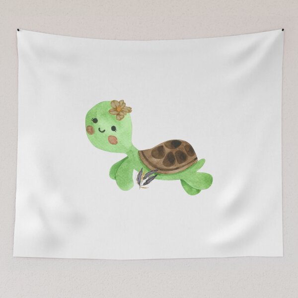 Item preview, Cute Watercolor Baby Turtle designed and sold by silviaol.