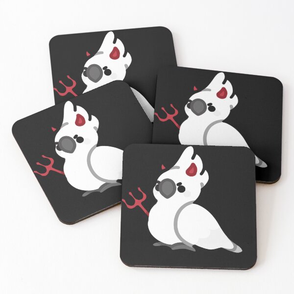 Item preview, Devil Birbs - Umbrella Cockatoo designed and sold by blirbos.