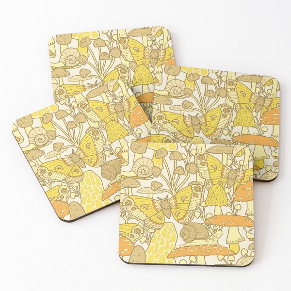 Item preview, Mushroom Garden - Mellow Yellow designed and sold by latheandquill.