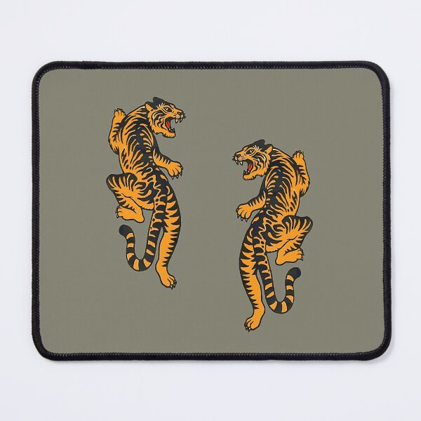 Item preview, Old school tattoo tiger  designed and sold by Corinne Alexa Jackson.