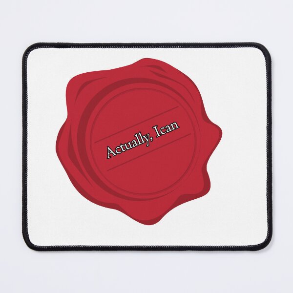 Item preview, nothing is impossible "Actaully I can" wax seal logo with text  designed and sold by Nuttha49POD.