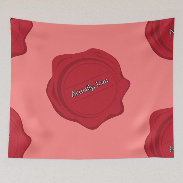 Item preview, nothing is impossible "Actaully I can" wax seal logo with text  designed and sold by Nuttha49POD.
