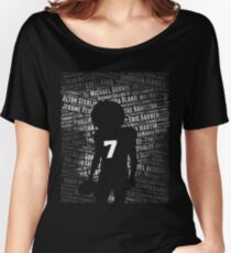 Black Lives Matter: Why Kaepernick Takes a Knee Women's Relaxed Fit T-Shirt