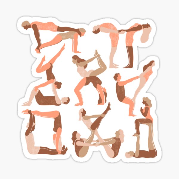 Item preview, Acro Yoga Print Natural Acrobatics designed and sold by AcroArt.