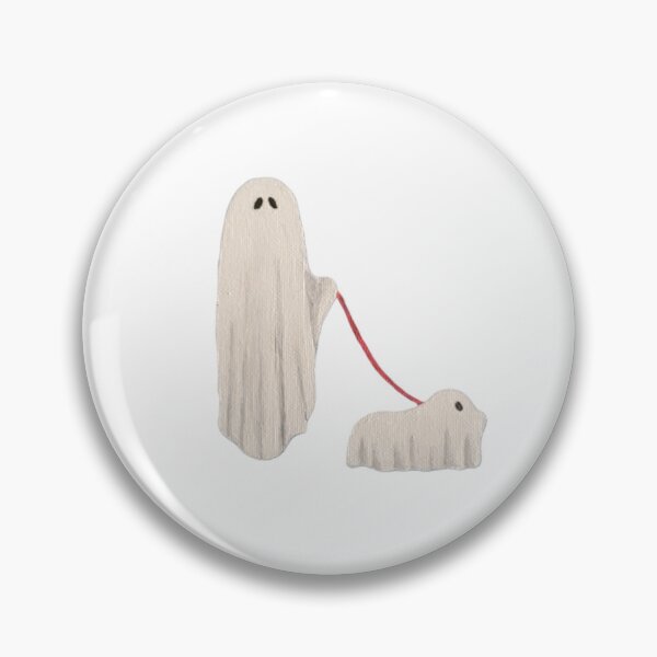 Item preview, Ghost walking ghost dog designed and sold by Sarah Ferree.