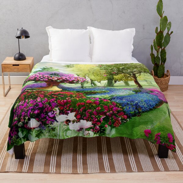 Item preview, Floral Garden painting designed and sold by FGCART.